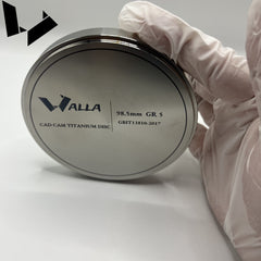 GR5 Titanium Cad Cam Milling Blank - 98.5mm Open System