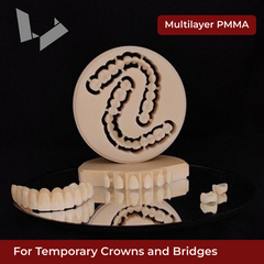 Multilayer PMMA Disc —— 98mm for Temporary Restorations