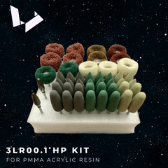 HP Kit for Grinding or Polish Acrylic PMMA Resin 3LR00.1