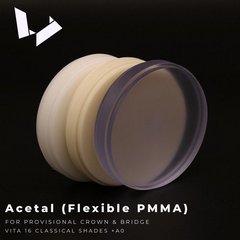 Acetal PMMA Disc - Removable Prosthetic Dental Appliances