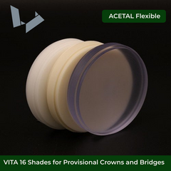 Acetal PMMA Disc - Removable Prosthetic Dental Appliances
