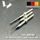 CVD Diamond Zirconia Milling Tool with Stop Ring (4mm) - Arum 300 Series Compatible