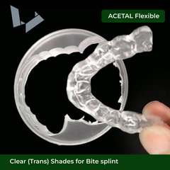Acetal Disc Trans - for Bite Splint
