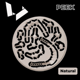 Dental PEEK Cad Cam Disc - Nature