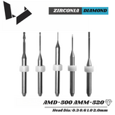 Zirconia PMMA Milling Burs for Aidite AMD-500 AMM-520