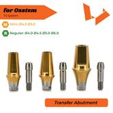 Ø4.0 Ø4.5 Ø5.0 Ø6.0 Ø7.0 Titanium Transfer Straight Abutment for Osstem TS Dental Implant System