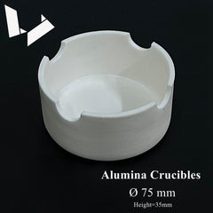 Alumina (Al₂O₃) Sintering Tray - Φ95 Φ90 Φ75mm Round Vented - for Dental Lab Sintering Furnace