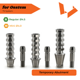 Ø4.0 Ø4.5 Temporary Abutment Compatible with Osstem TS Implant System