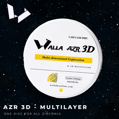 AZR 3D Multilayer Zirconia Disc - 98mm Open System
