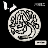 Dental PEEK Cad Cam Disc - White