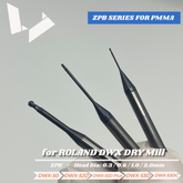 ZPB Series Diamond Liked Coated Ball End Tool for PMMA - Roland DWX Dry Mills Compatible