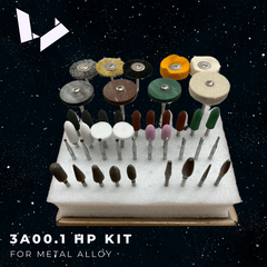 Dental Lab Polishing Kit for Metal Alloy HP Shank 3A00.1