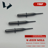 32mm Radius Cutter for NON-PRECIOUS ALLOYS (CoCr) & TITANIUM* - VHF 4 Axis Milling Machine Compatible
