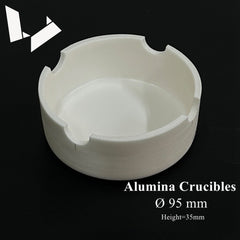 Alumina (Al₂O₃) Sintering Tray - Φ95 Φ90 Φ75mm Round Vented - for Dental Lab Sintering Furnace