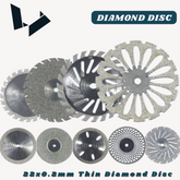 0.2X22mm Thin Diamond Disc - Double Sided Fine Gift Cutting Disc