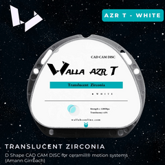 AZR T High Translucen Zirconia Disc - 71mm for Ceramill Milling Machine