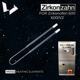 Parts for Oven ERAA0331 - Mosi2 Heating Elements Replacement for Zirkonofen 600 & 600/V2 & 600/V4 Sintering Furnaces