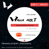 AZR T High Translucen Multilayer Zirconia Disc - 98mm Open System