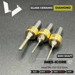 6mm Shaft Lithium Disilicate Composites Grinding Tools — imes icore(CORiTEC 350i / 350i Pro / 650i)Milling Machine