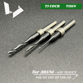 MB-58 MB-59 MB-60 4mm Shaft Titanium Cocr Milling Tool with Stop Ring - Arum 300 Series Compatible