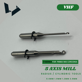 40mm Radius Cutter for Wax AND Plastic (PMMA) - VHF 5 Axis Milling Machine Compatible