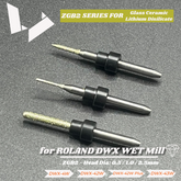 ZGB2 Series High-Quality Grinding Tool for Chairside Zirconia Composite Lithium Disilicate - Roland DWX-42W Series Compatible