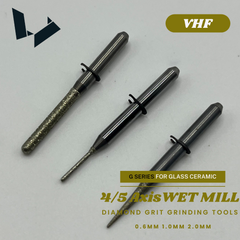 Radius Grinding Tool for Glass Ceramics (LiSi 2 ) and Composites - VHF Milling Machine Compatible