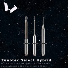 PMMA Milling Burs——Wieland(Zenotec Select Hybrid)Milling Machine