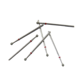 Fine Diamond Burs HP Red Ring for Smooth Finishing & Pre-Polishing of Zirconia