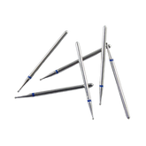 Medium Grit Diamond Burs HP Blue Ring for Standard Dental Lab Grinding & Anatomy Prep