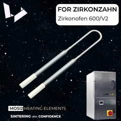 Mosi2 Heating Elements Replacement for Zirkonofen 600 & 600/V2 & 600/V4 Sintering Furnaces - ERAA0331