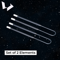 Piezas para horno - Repuesto de elementos calefactores Mosi2 para el horno de sinterización de circonio Nabertherm LHT 01/17D