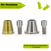 Screw Abutment Components - Ti-Cylinder Dentium SuperLine ll, SuperLine, and lmplantium