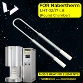 Mosi2 Heating Elements Replacement for Nabertherm LHT 02/17 LB Speed Zirconia Sintering Oven - 692253787 / 692253496