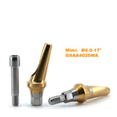 17° Mini-Angled Abutment (Ø4.0 Ø4.5mm) Compatible with Osstem TS implant System
