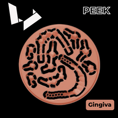 Dental PEEK Cad Cam Disc - Gingiva