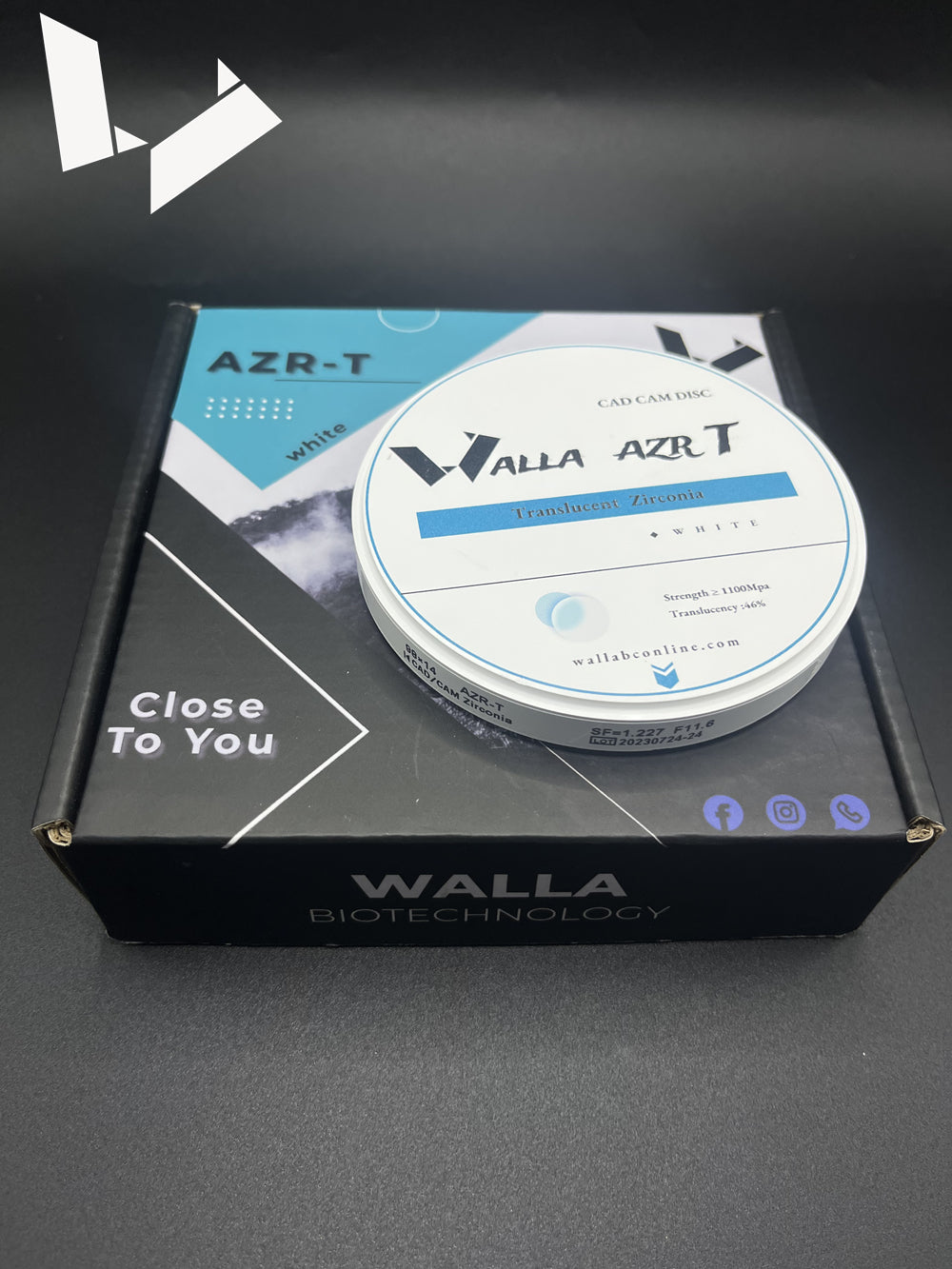 AZR T High Translucent Zirconia Disc - 98mm Open System
