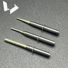 Radius Grinding Tool for Glass Ceramics (LiSi 2 ) and Composites - VHF Milling Machine Compatible