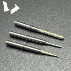 Radius Grinding Tool for Glass Ceramics (LiSi 2 ) and Composites - VHF Milling Machine Compatible