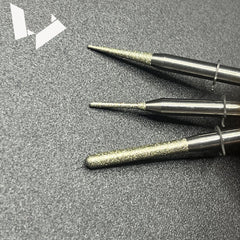 Radius Grinding Tool for Glass Ceramics (LiSi 2 ) and Composites - VHF Milling Machine Compatible