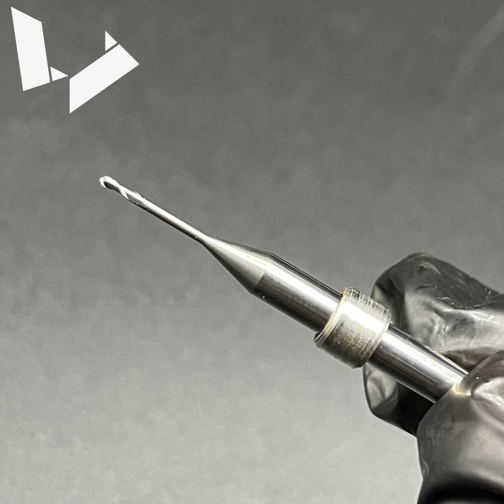 [PB-49] [PB-50] [PB-51] 4mm Shaft PMMA Milling Tool with Stop Ring - Arum 300 Series Compatible