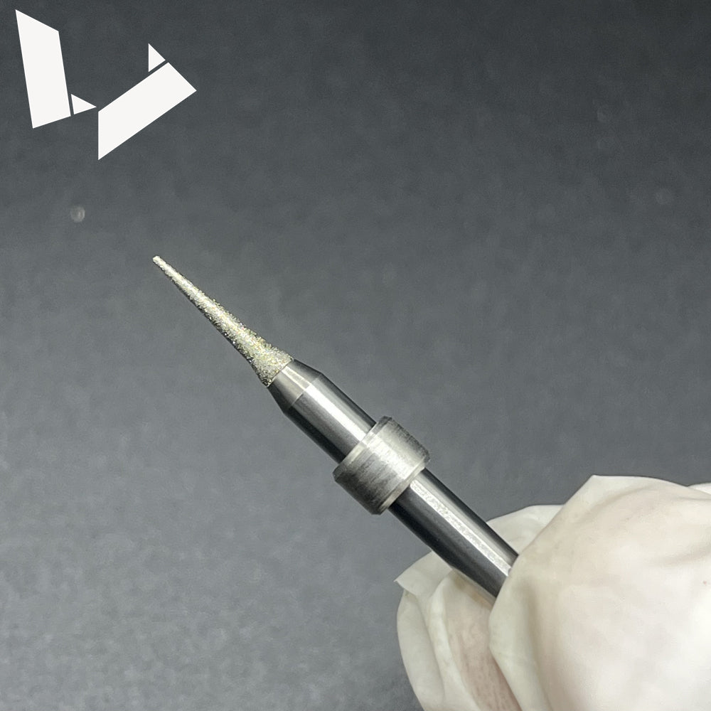 DG-52 DG-53 DG-54 DG-55 4mm Shaft Lithium Disilicate Grinding Tool with Stop Ring - Arum 300 Series Compatible