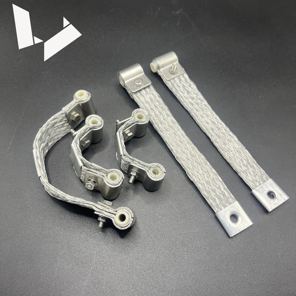 Juego de correas de contacto de aluminio: conector de alimentación al elemento calefactor mosi2