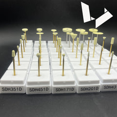 Ceramic Diamond Grinders for Occlusion Adjustment (SDH Series) - Fine Grit