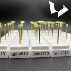 Ceramic Diamond Grinders for Occlusion Adjustment (SDH Series) - Fine Grit