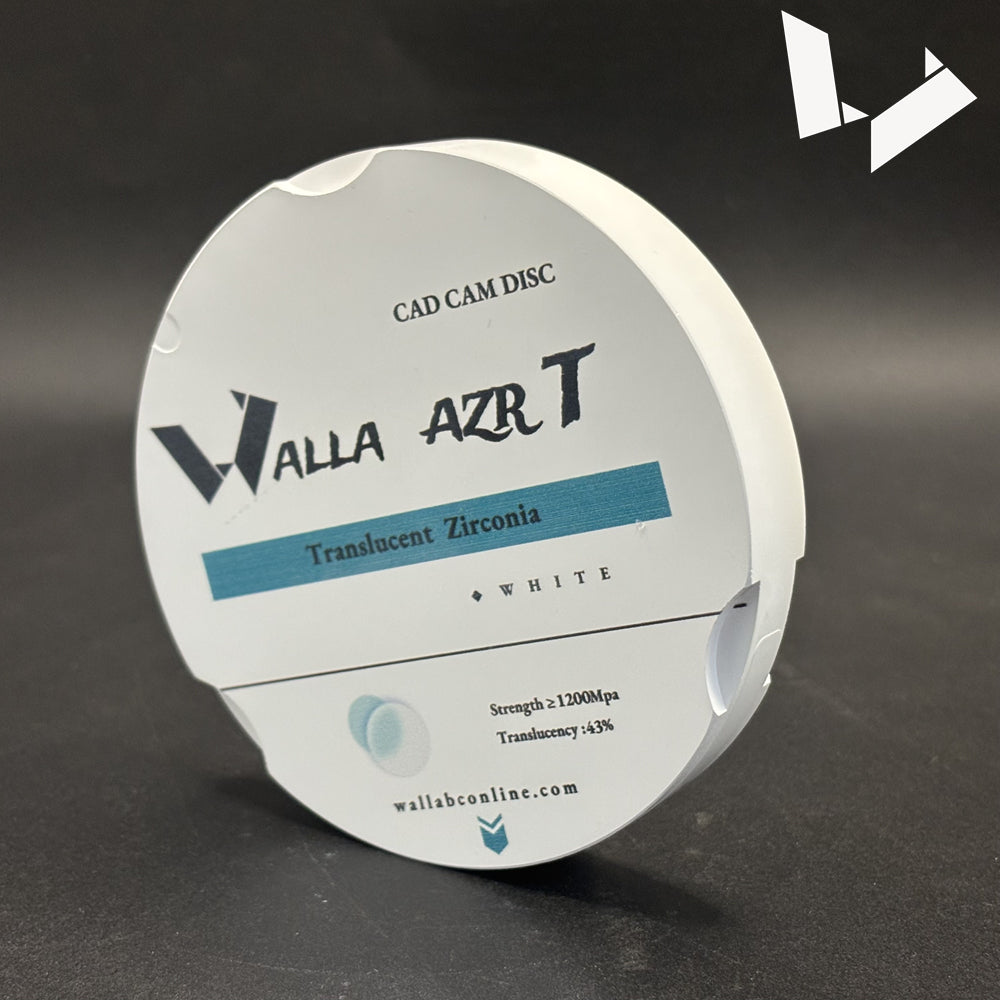 Disco de zirconio de alta translucidez AZR T de 95 mm para fresadora Zirkonzahn