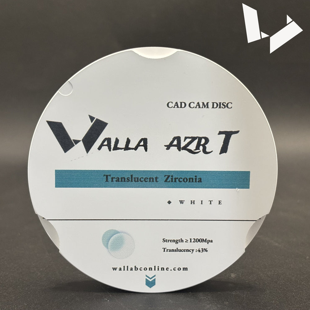 Disco de zirconio de alta translucidez AZR T de 95 mm para fresadora Zirkonzahn