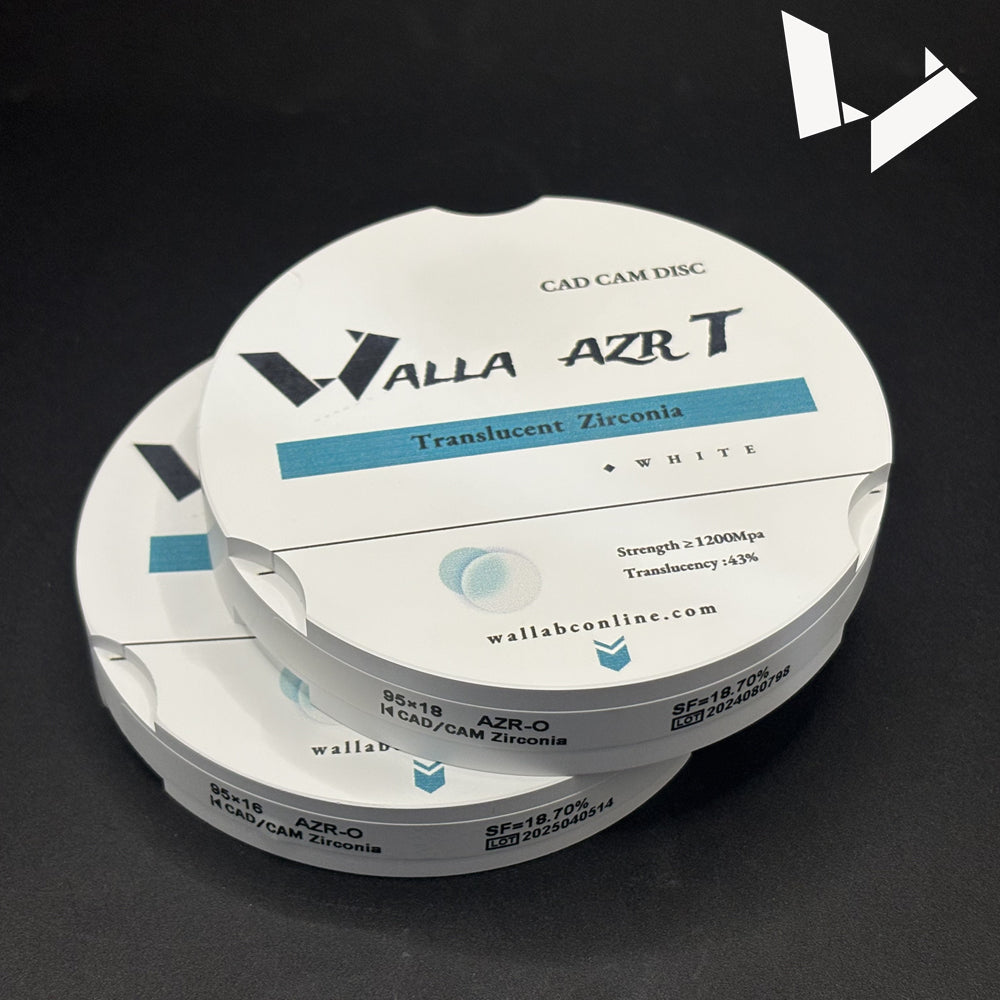 Disco de zirconio de alta translucidez AZR T de 95 mm para fresadora Zirkonzahn