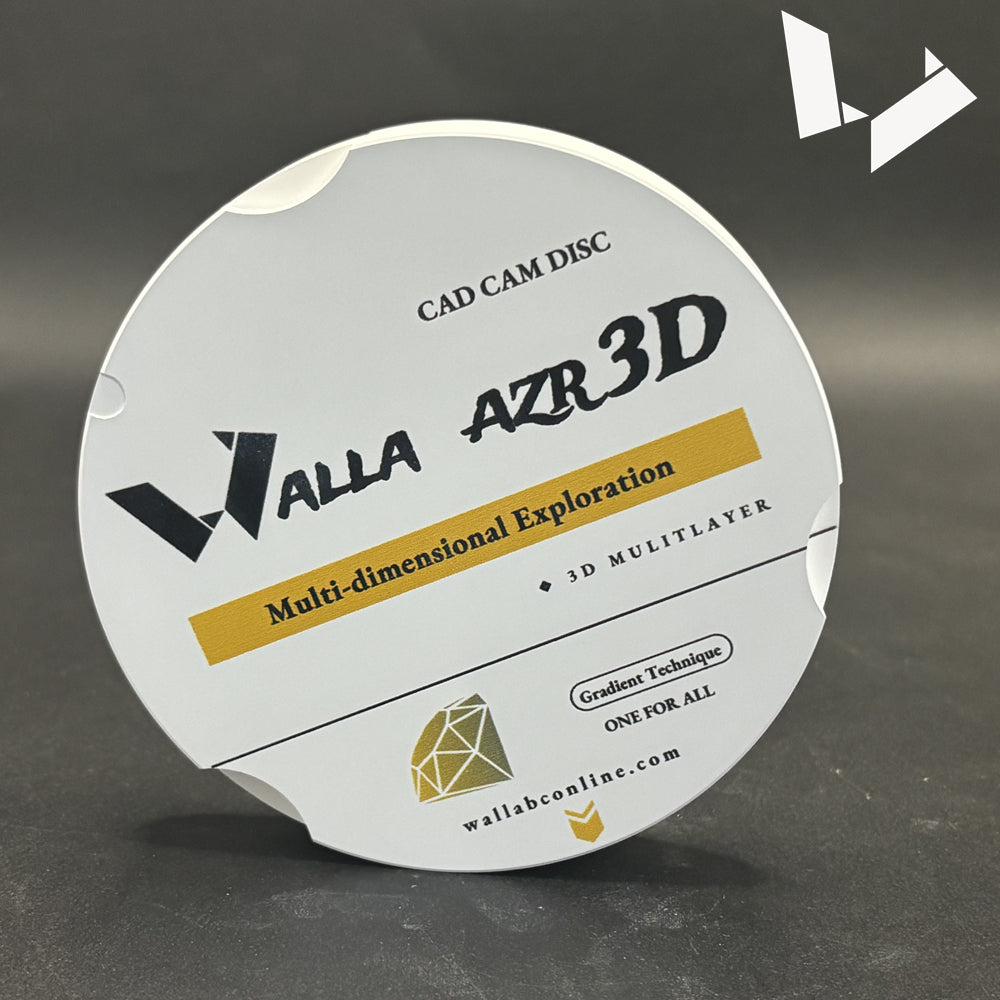 AZR 3D Multilayer Zirconia Disc - 95mm for Zirkonzahn Milling Machine