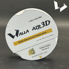 AZR 3D Multilayer Zirconia Disc - 95mm for Zirkonzahn Milling Machine